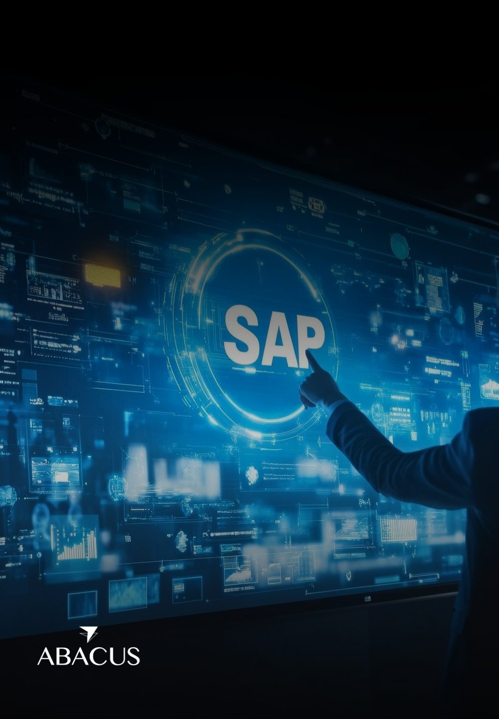 SAP transformation blog banner blue
